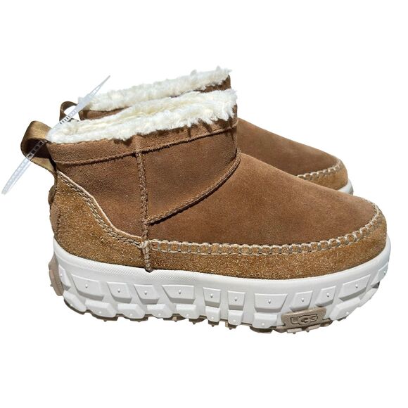 UGG Venture Daze Ultra Mini Chestnut Boots 1158200 Men’s 6 / Women’s 7 NEW - Picture 4 of 9